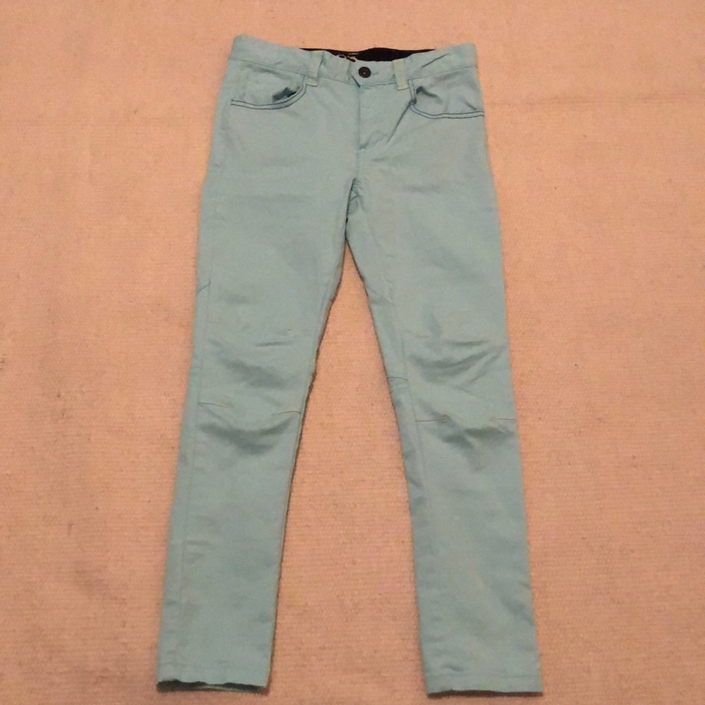 Light blue skinny jeans